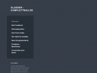 glaeser-komplettbau.de Webseite Vorschau