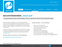 glueckauf-lauterbach.de Webseite Vorschau