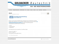 goldacker-bautechnik.de Webseite Vorschau