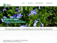 thueringer-baumschulen.de Webseite Vorschau