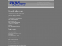 guhr-spedition.de Webseite Vorschau
