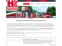 haustein-geruestbau.com Webseite Vorschau