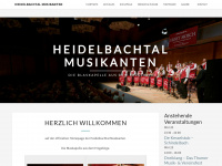 heidelbachtal-musikanten.de Webseite Vorschau