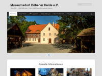 museumsdorf-duebener-heide.de Webseite Vorschau
