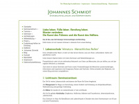 johannes-schmidt.info Webseite Vorschau