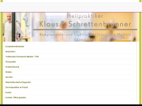 heilpraktiker-schrettenbrunner.de Webseite Vorschau