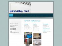 heizungsbau-prell.de Webseite Vorschau