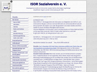 isor-sozialverein.de Webseite Vorschau