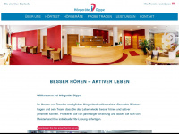 hoergeraete-dippe.de Webseite Vorschau