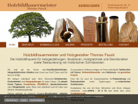 holzbildhauer-fauck.de Webseite Vorschau