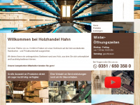 holzhandel-hahn.de Webseite Vorschau