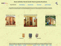 sauna.holzkomplett.de Webseite Vorschau