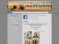 holzwurm-spielzeug.de Webseite Vorschau