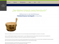 sauna-glauchau.de Webseite Vorschau