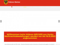 huebner-baecker.de Webseite Vorschau