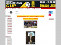 handball-championscup.de Webseite Vorschau