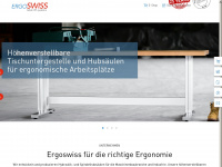 ergoswiss.com Webseite Vorschau