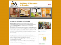 apartments-dresden.de Webseite Vorschau