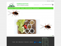insektenzucht-keck.de Webseite Vorschau