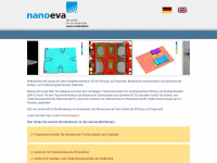 nanoeva.de Webseite Vorschau