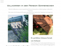 pension-sonnenschein-jahnsdorf.de Webseite Vorschau