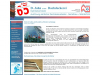 jahn-dachdeckerei.de Webseite Vorschau