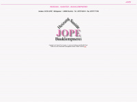 jope-installation.de Webseite Vorschau
