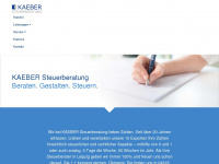 kaeber-steuer.de Webseite Vorschau