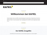 kafril.de Webseite Vorschau