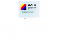 g-soft.de Webseite Vorschau