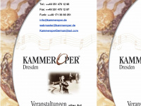 kammeroper.de Webseite Vorschau