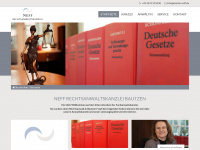 kanzlei-neff.de Webseite Vorschau