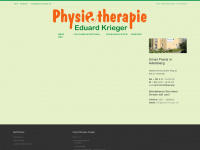 physio-krieger.de Webseite Vorschau