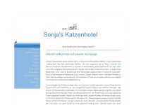 sonjas-katzenhotel.de Webseite Vorschau