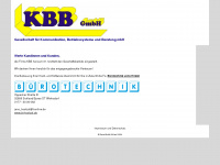 kbbgmbh.de Webseite Vorschau