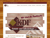 kdf-parkett.de Webseite Vorschau