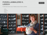 porzellanmalerei-leesch.de Webseite Vorschau