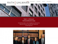 rechtsanwaelte-rath-uhlmann.de Webseite Vorschau