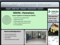 kfz-schaetzstelle-guenther.de Webseite Vorschau