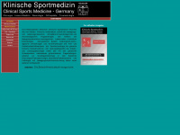 klinische-sportmedizin.de Webseite Vorschau