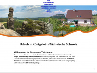 koenigstein-urlaub.de Webseite Vorschau