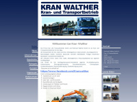 kran-walther.de Webseite Vorschau
