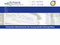 schieck-gmbh.de Webseite Vorschau