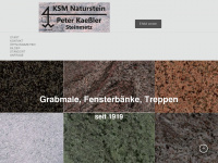 ksm-naturstein.de Webseite Vorschau