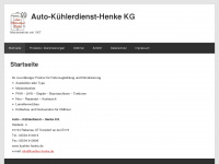 kuehler-henke.de Webseite Vorschau