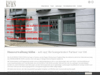 kuehn-hausverwaltung.de Webseite Vorschau
