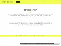 birgit-schuh.de Webseite Vorschau