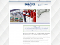 kunz-textil.de Webseite Vorschau