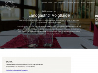 landgasthof-voigtlaide.de Webseite Vorschau