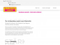 lasch-zaunbau.de Webseite Vorschau